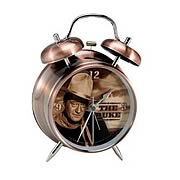John Wayne The Duke Twin Bell Alarm Clock
